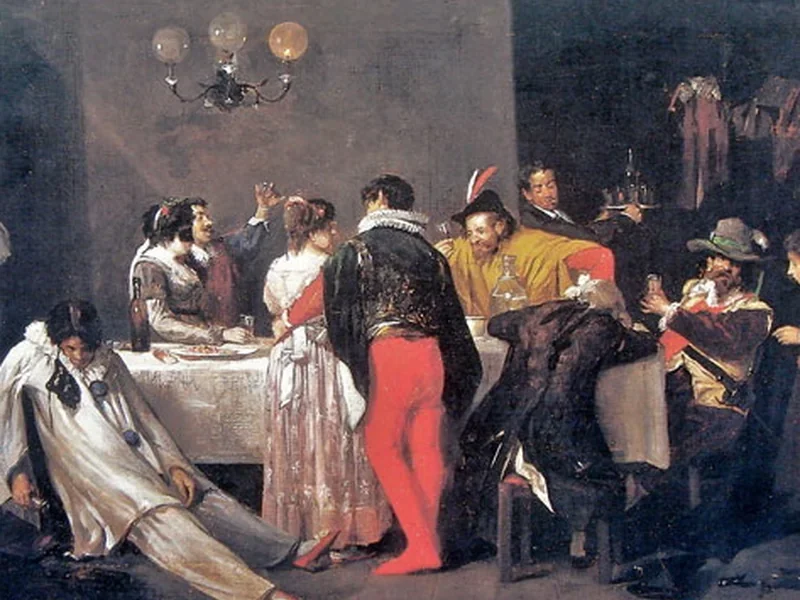 1846-Joaquín Martínez de la Vega - Festa in maschera